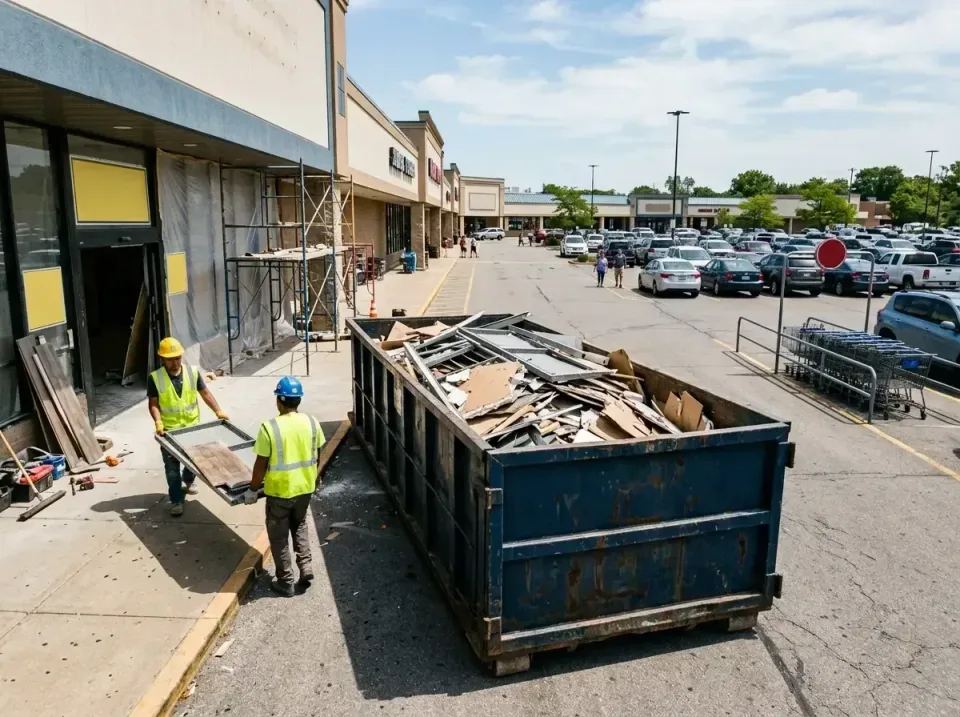 retail-store-renovation-debris-003 — frequently asked questions, Roll-off Dumpster Rentals in Zion, IL